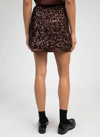 An'Ge - A Sequin Mini Skirt