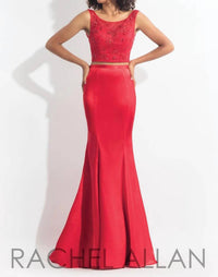 Rachel Allan - Satin 2 piece dress