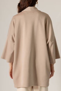 P.CILL Amelia Oversized Cardigan in taupe - women's cardigan - view 4