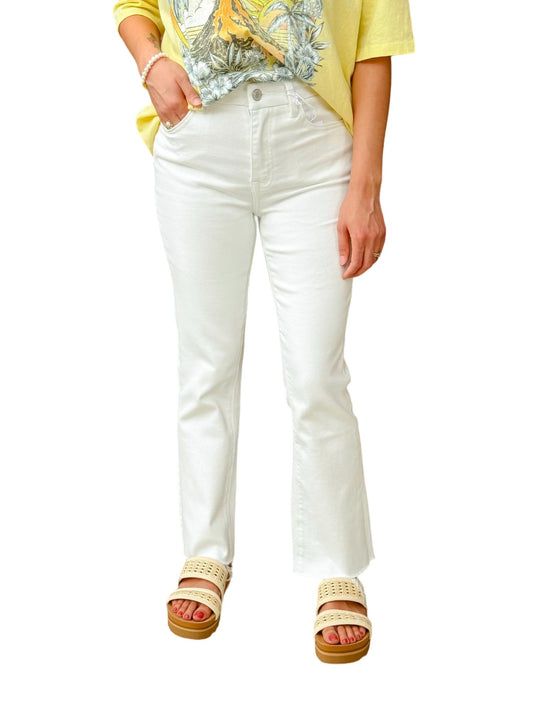 Vervet By Flying Monkey - Bella High Rise Crop Flare Jeans