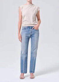 Agolde - Lana Relaxed Straight Leg Jeans