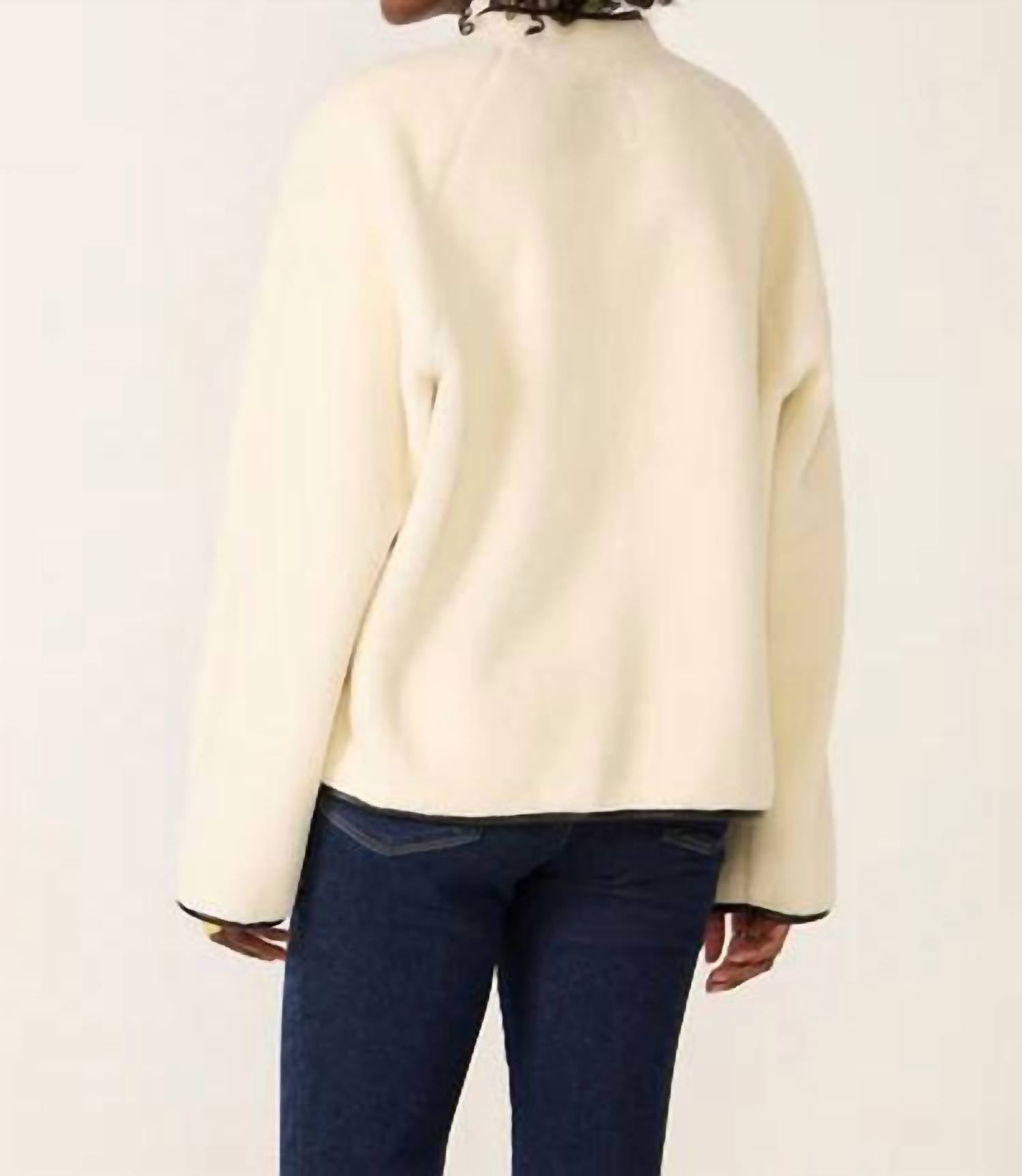 Sanctuary - Crewneck Sherpa Jacket