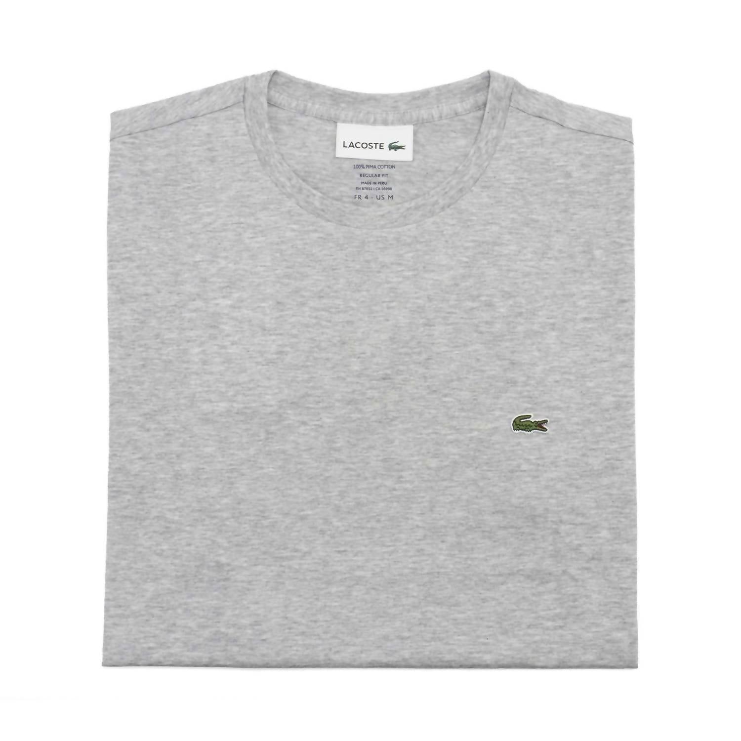 Lacoste - Men's Standard Short Sleeve Pima Crewneck Tee