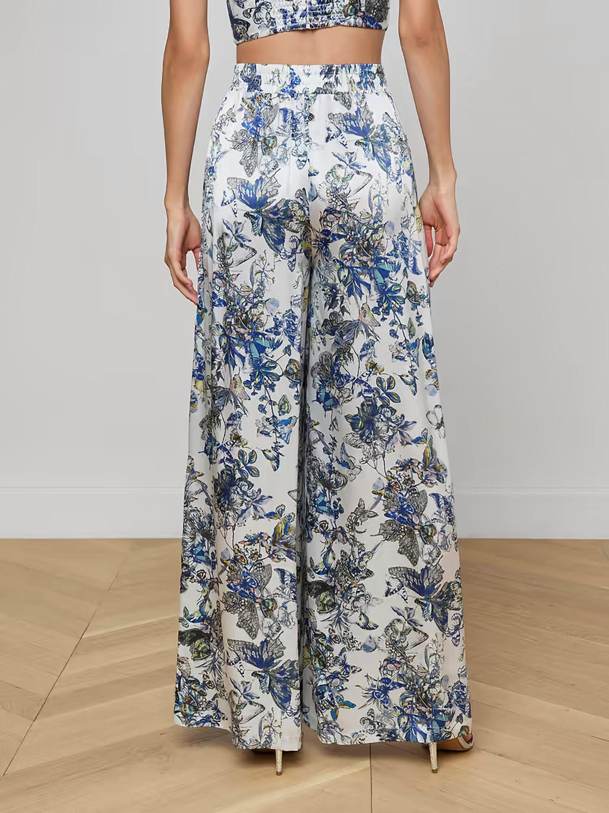 L'Agence - Lillian Silk Wide-leg Pant