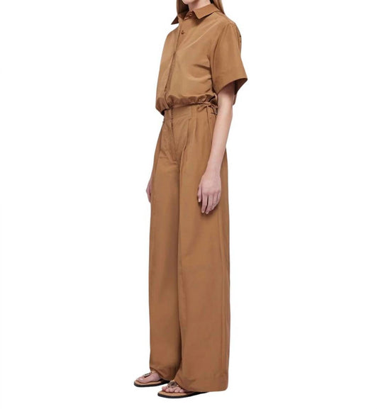 Jonathan Simkhai - LEROY PLEATED WIDE LEG PANT