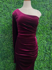 Jessica Angel - Side Slit One Sleeve Dress