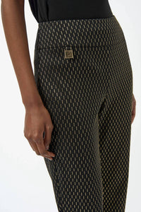 Joseph Ribkoff - Slim Formal Geometric Trousers