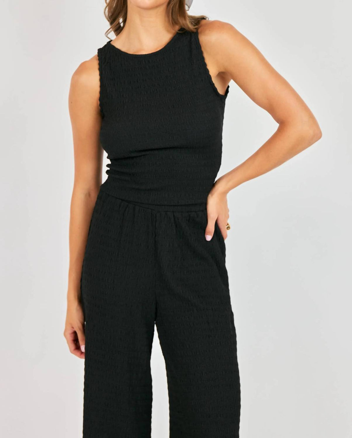 Sadie & Sage - Howdy Honey Textured Tank Top