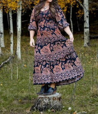 Angie - Floral Maxi Dress