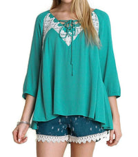 Umgee - Peasant Lace Top