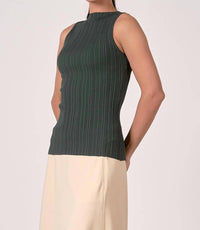 Elan - Sleevless Ribbed Sweater Tank