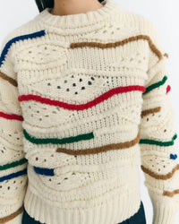 Thinking Mu - Candela Macarame Wool Sweater