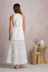 Elan - Soyrara Halter Midi Dress