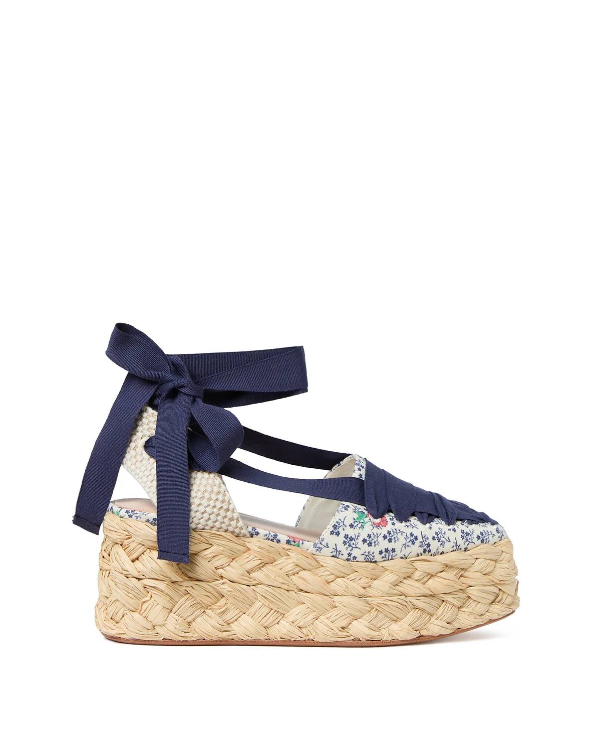 Loeffler Randall - Women's Mason Closed Toe Platform Espadrille With Ankle Wrap