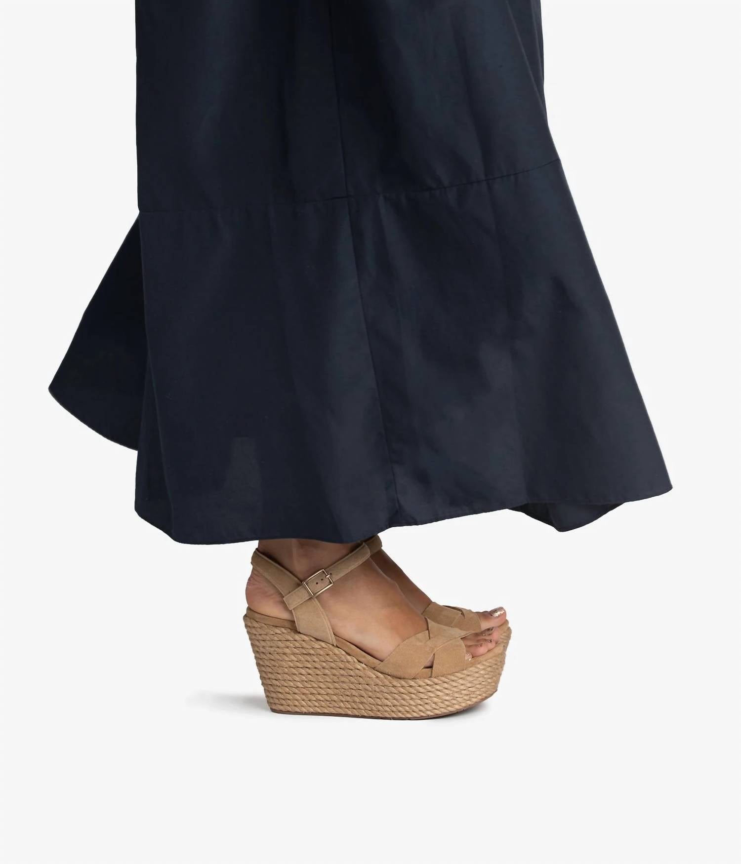 Pedro Garcia - Women's Dalys Criss Cross Maritime Wedge Sandals