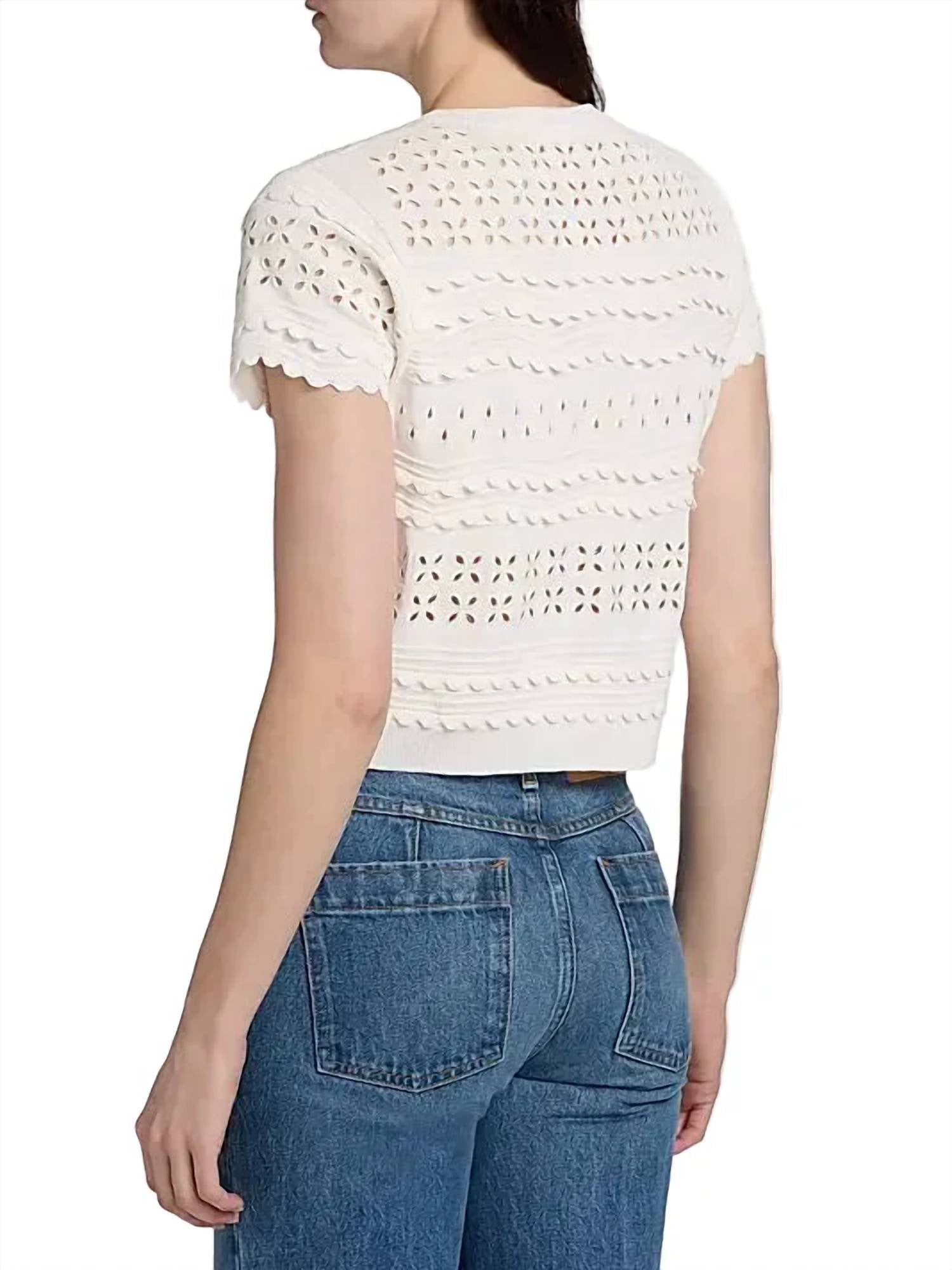 Ulla Johnson - Abriana Eyelet Knit Cardigan