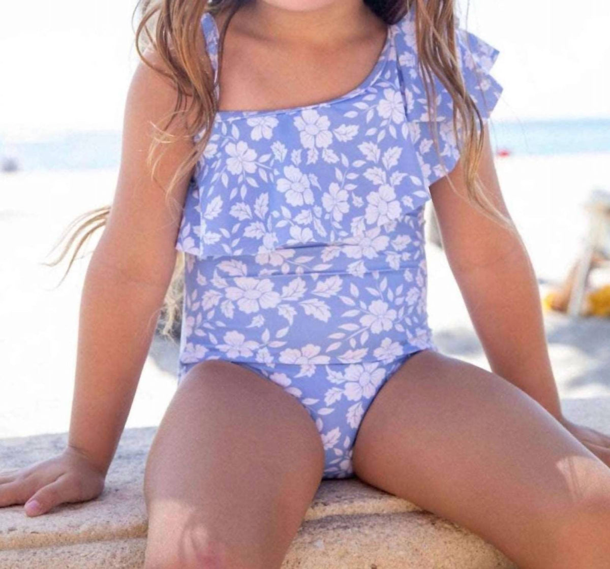 Blueberry Bay Swimwear - Girls Beliza One-Piece Swimsuit Set