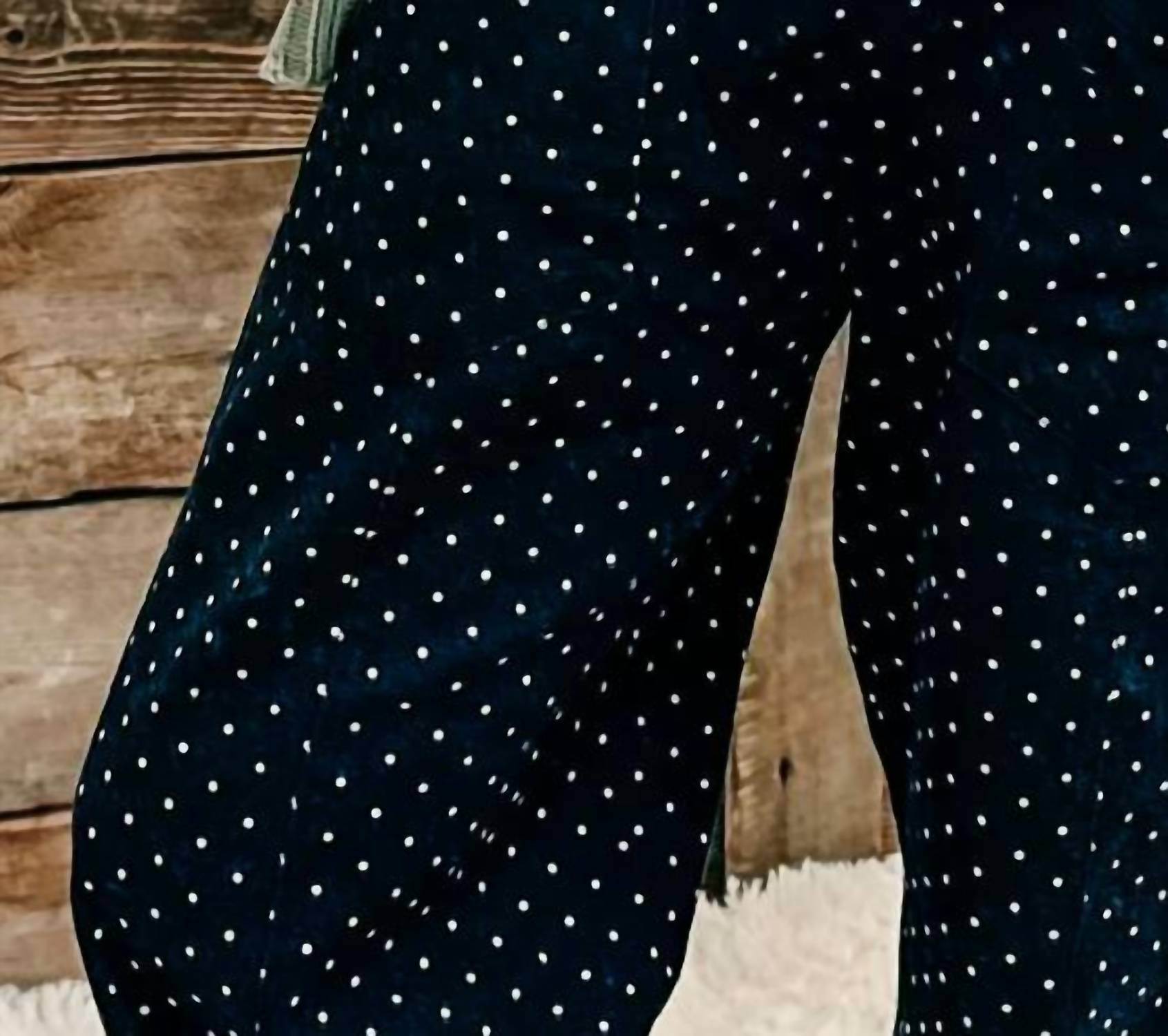 Davi & Dani - Polka Dot Print Overall Jumpsuit