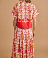 Thomas & Lourdes - London Short Sleeve Top