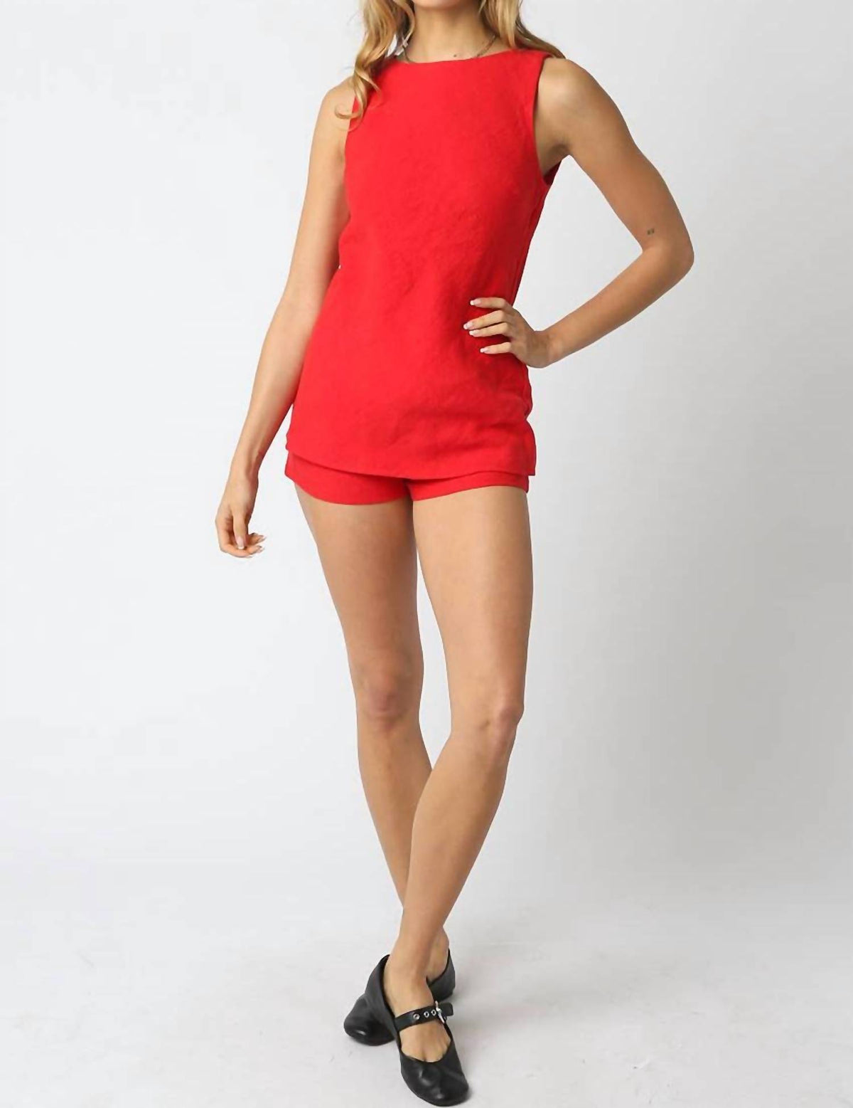 Olivaceous - Women's Margot Linen Top