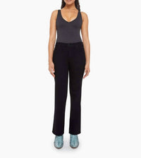 Mother Lil Kick It High-rise Straight Leg Jeans in nighty night - women's jeans