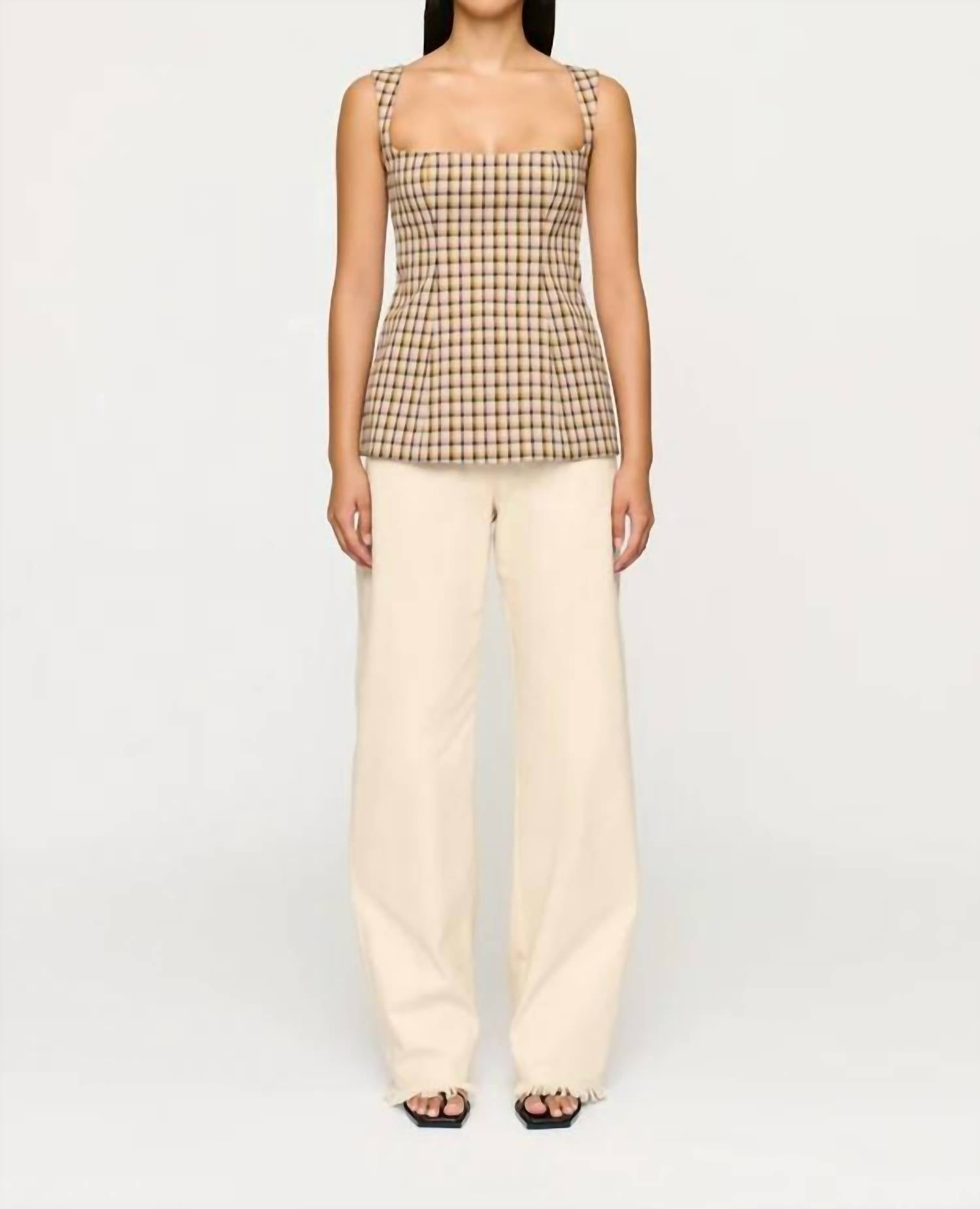 Clea - Edrika Square Neck Top