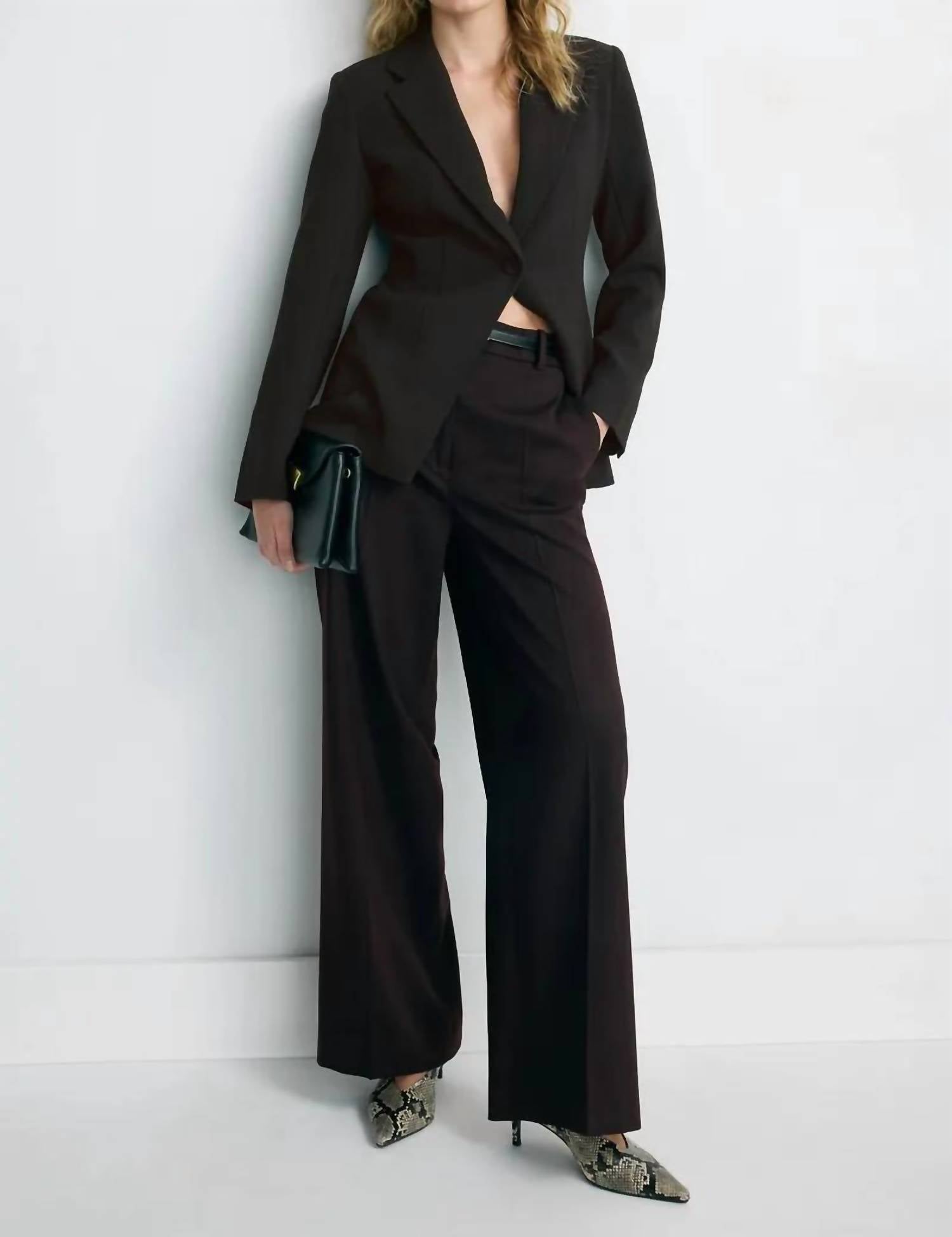 French Connection - Azra Twill Cinched Blazer