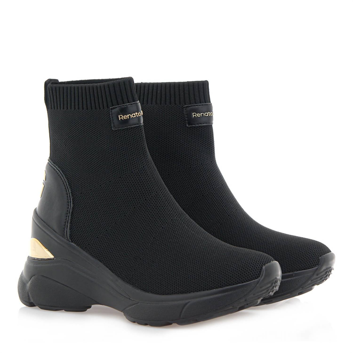 Renato Garini - Women's High Wedge Slip On Bootie