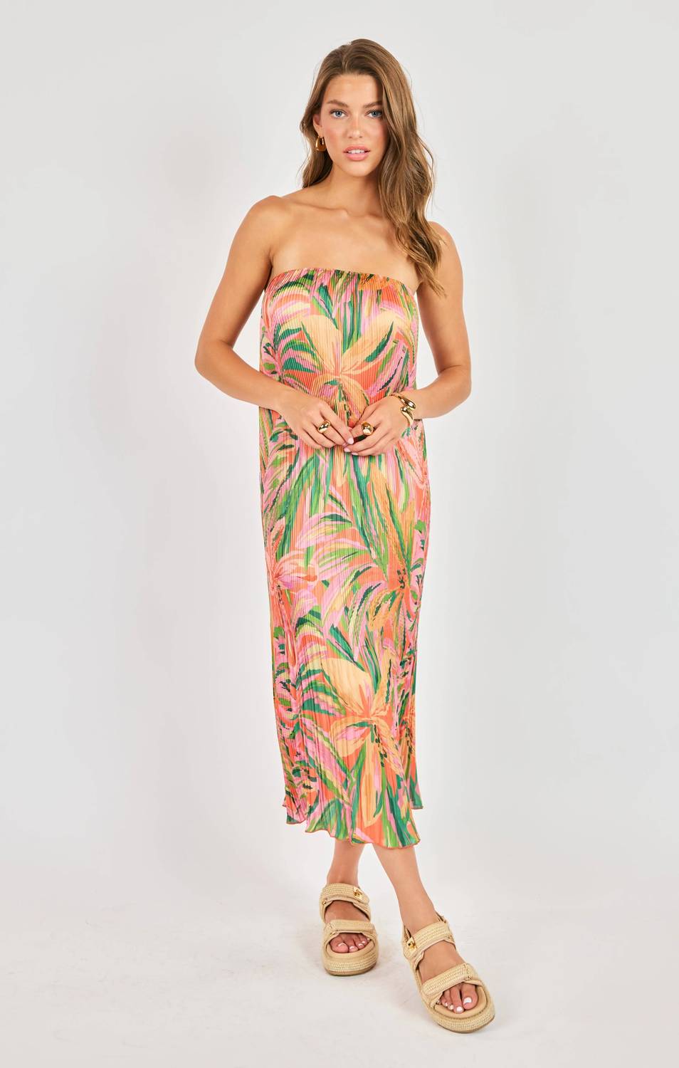 Sadie & Sage - Sunset Ridge Midi Dress