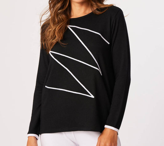 French Kyss - Zig Zag Sweater