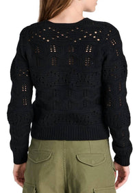 Sea - COLE CABLE KNIT CUT OUT SWEATER
