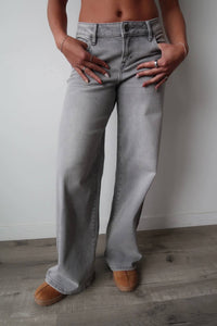 Hidden - Nori Mid Rise Stretch Wide Leg Jeans