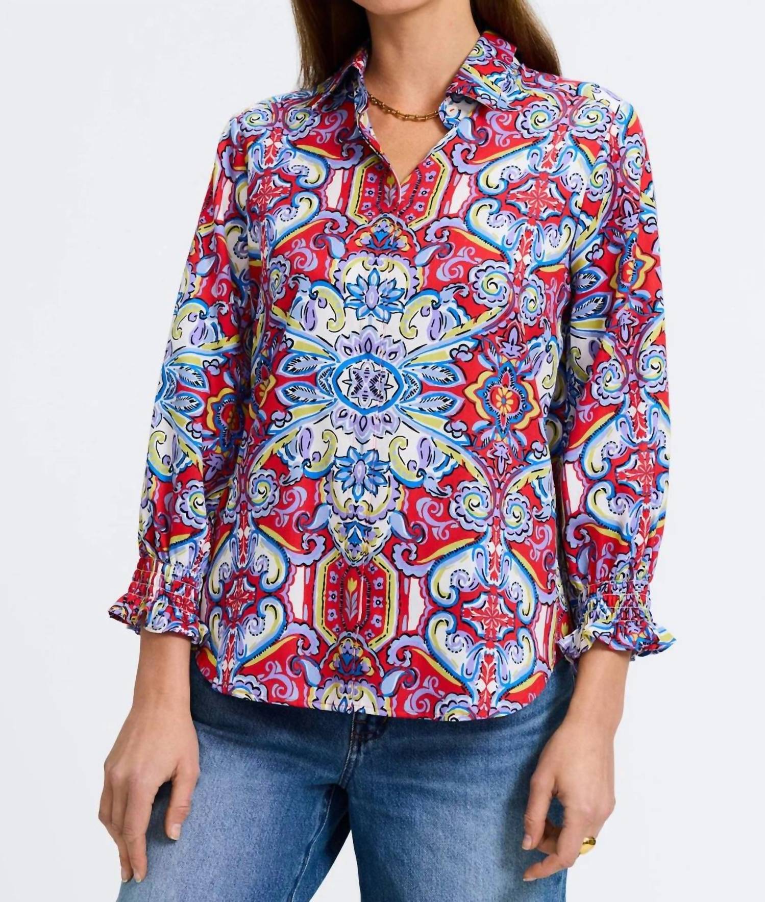 Foxcroft - Olivia Floral Shirt