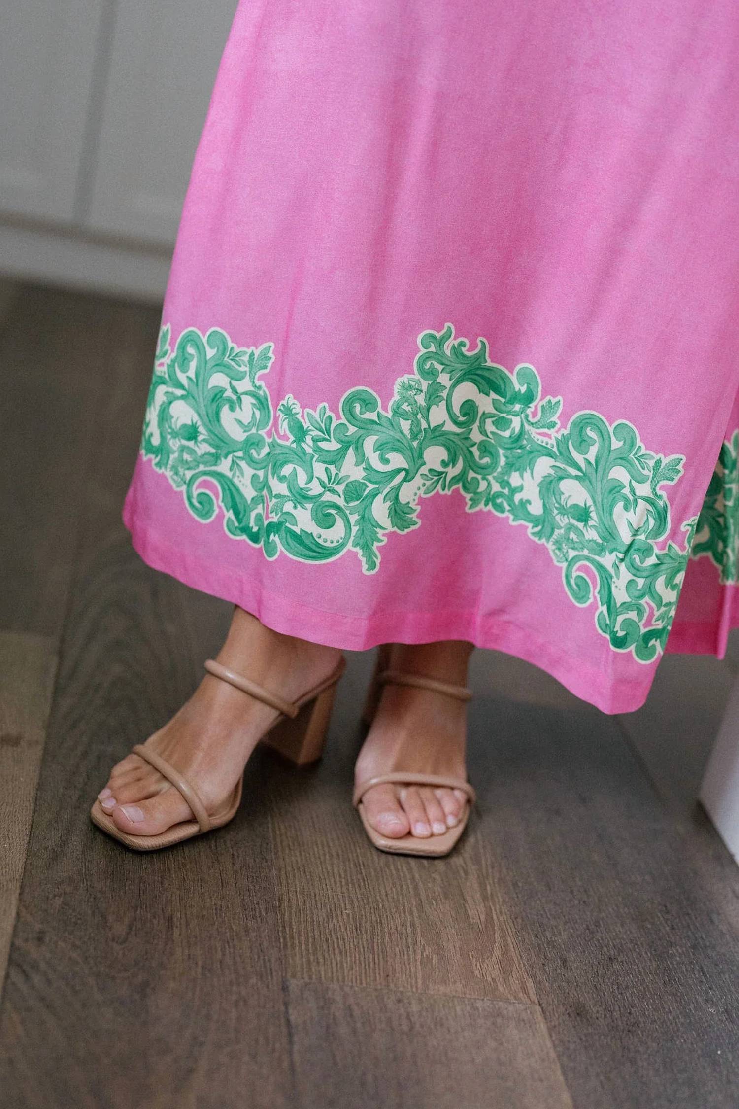 Briton Court - Summer Lattice Tiffany Skirt