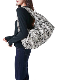 HAUTE SHORE Women's Loren Hobo Bag in natural python - women's bag - view 4