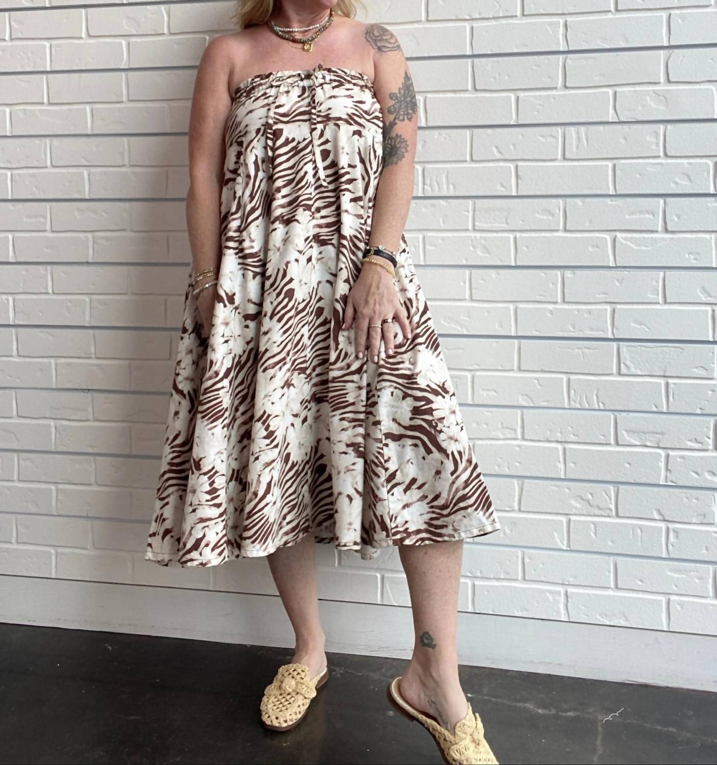 Free People - Zephyr Bustle Convertible Skirt