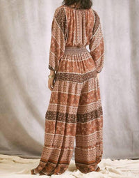 Illa Illa - Printed Wide Leg Jumpsuit