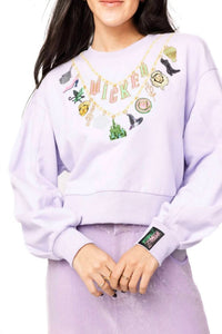 Queen Of Sparkles - Licensed Wicked Charm Necklace Sweatshirt
