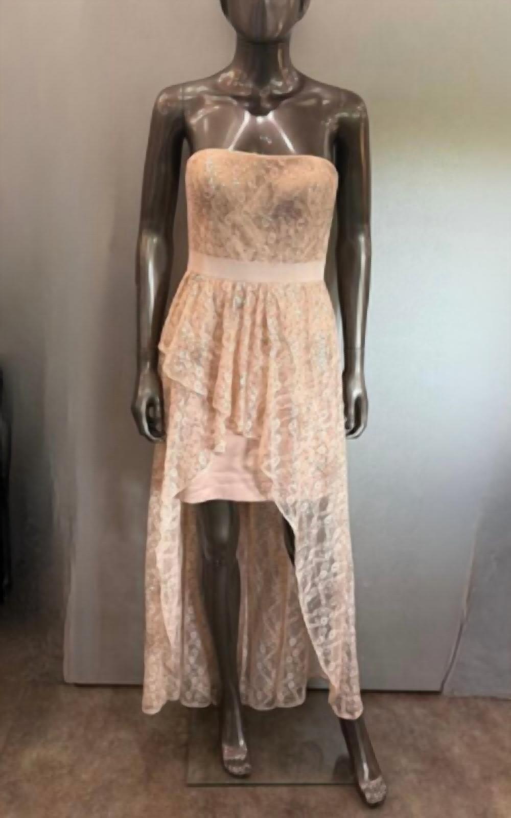 Aidan Mattox - Strapless High Low Gown