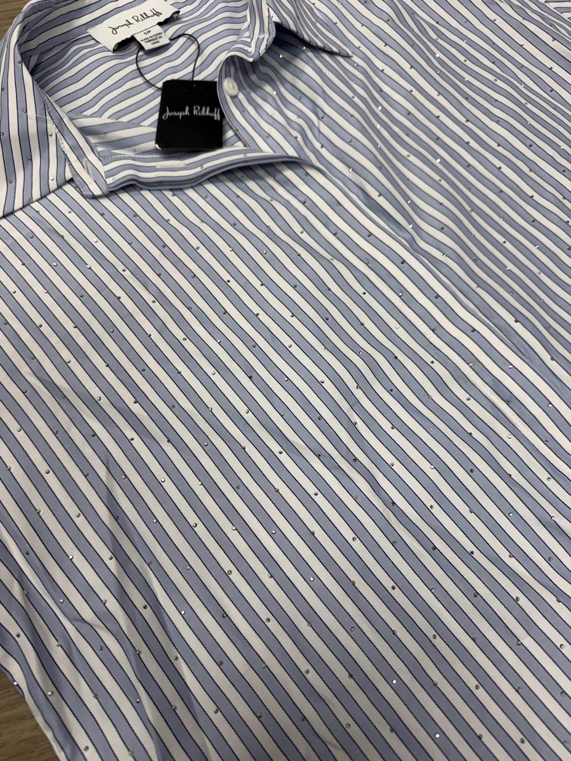 Joseph Ribkoff - Tencel Stripe Boxy Blouse