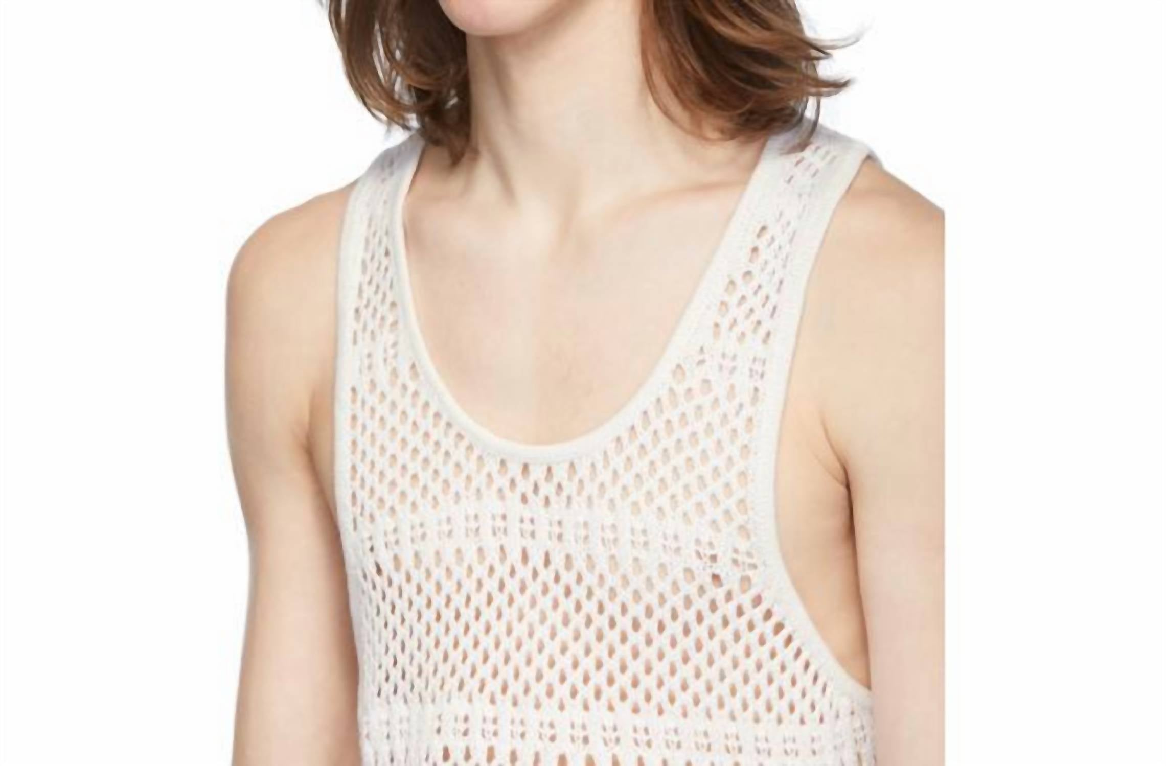 Amiri - Boyfriend Crochet Tank Top