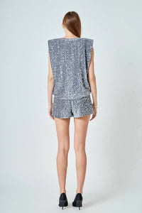 Endless Rose - Sequin Embellished Top