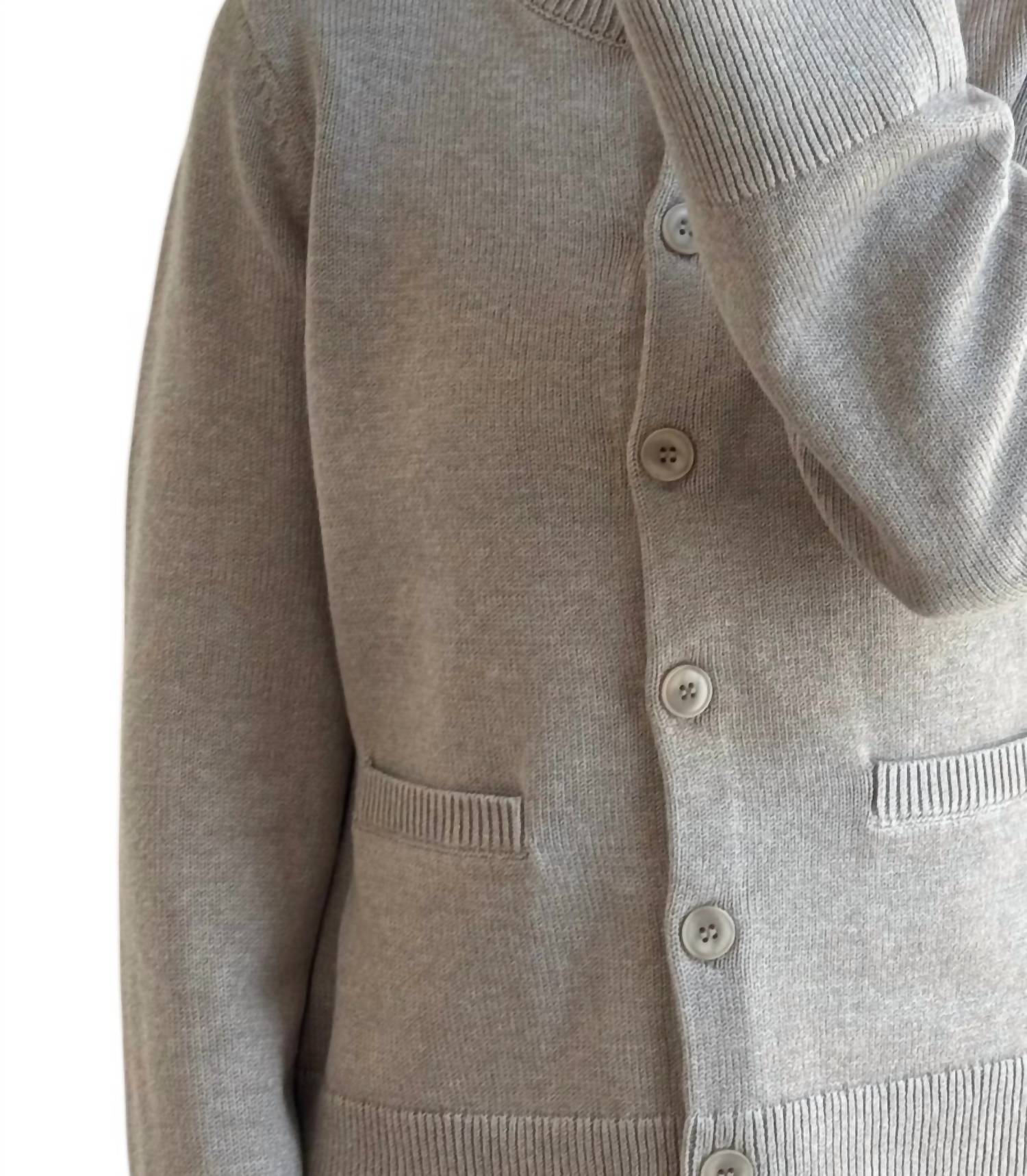 J. Society - Shaped Ribbed Cardigan