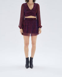 Ines Tiered Mini Skirt