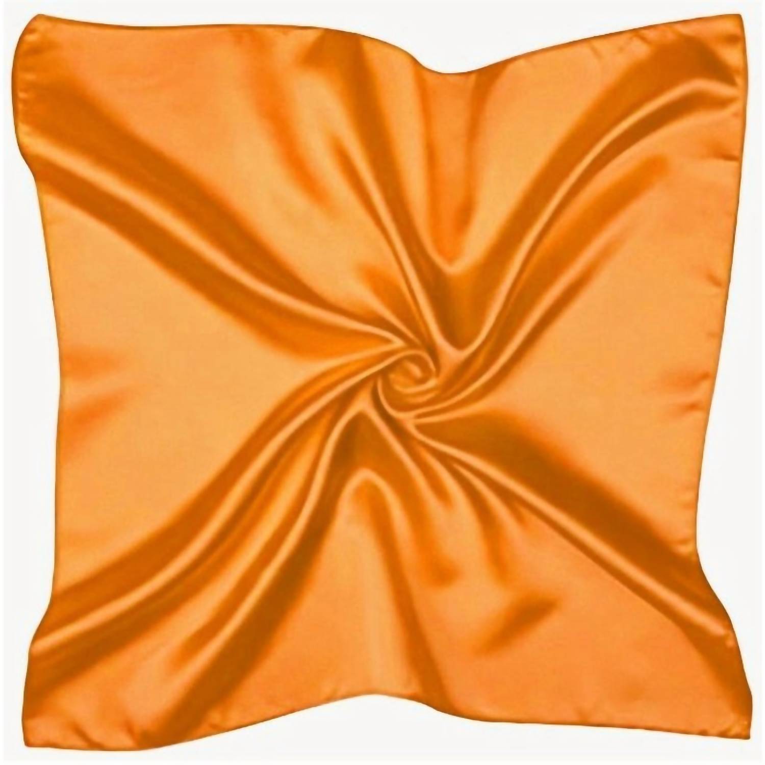 Diacly Women's Silky Satin Square Scarf in orange - women's scarf