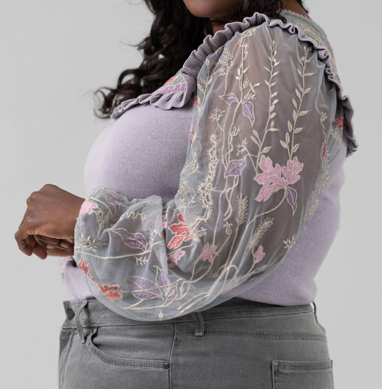 -Bl^Nk- - Elline Knitted Top - Plus