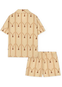 The Animals Observatory - Kid's Magpie Shirt And Shorts Set