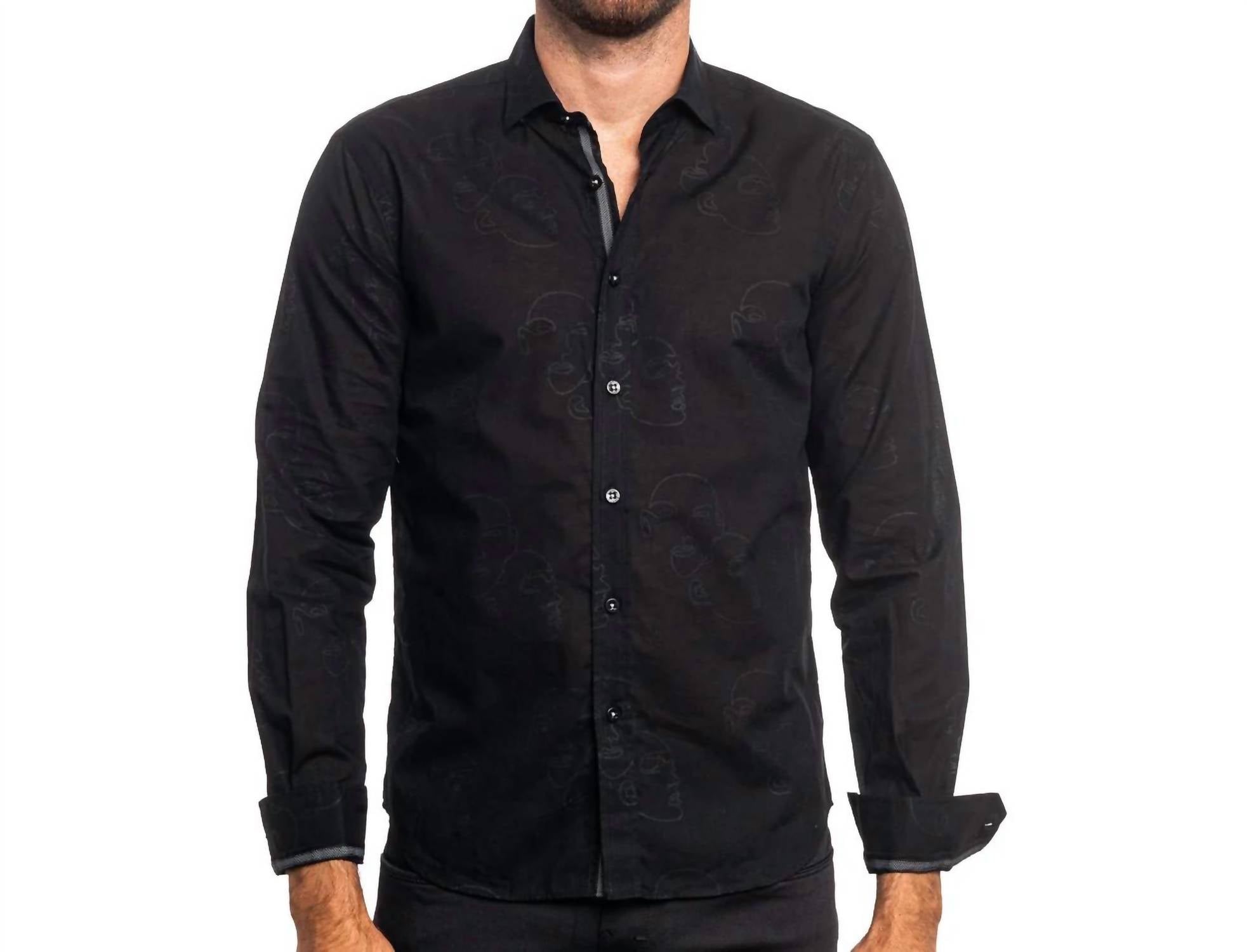 Eight X - Faces Button Down Shirt