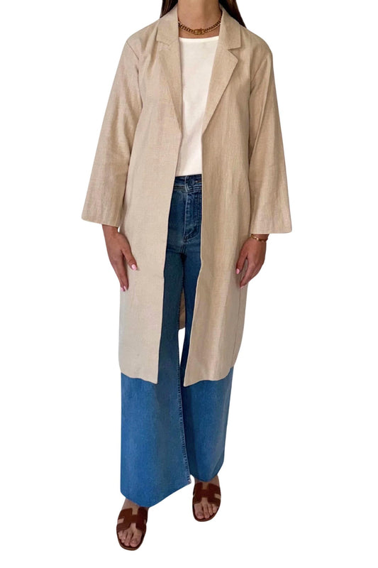 Mod Ref - Linen Blend Duster