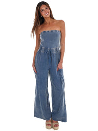 Hyfve - Rule The World Strapless Jumpsuit